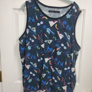 Edgar + Ash Size Large Tank Vintage Print